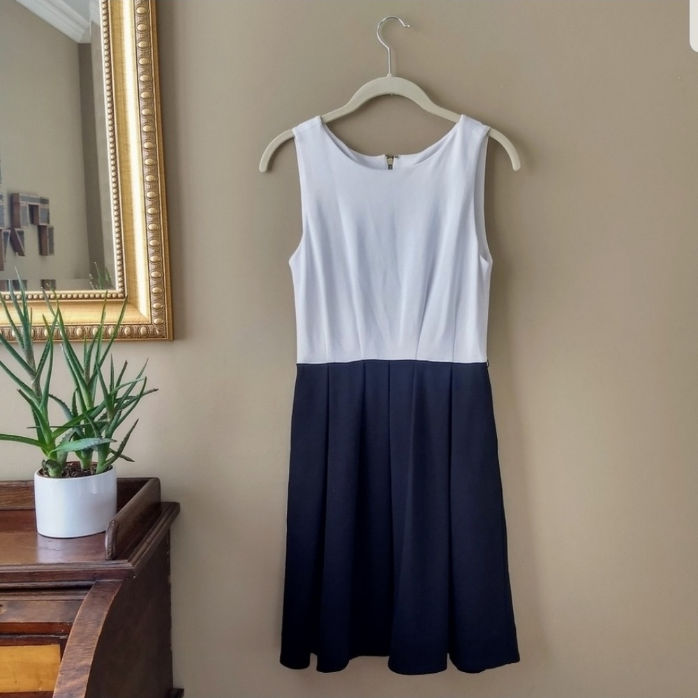 Kate Spade Fit and Flare Color Block Dress - Picture 2 of 4